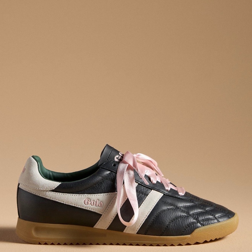 BRAND NEW IN BOX Black Gola x Anthropologie Stadium Sneakers - Picture 2 of 4